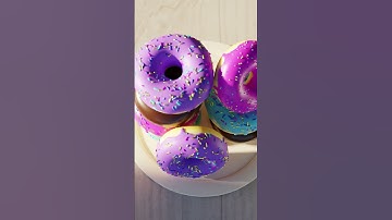 Blender Donut 2023 vs 2024 #blender #blender3d #blenderdonut #blendertutorial #3d #3dmodeling