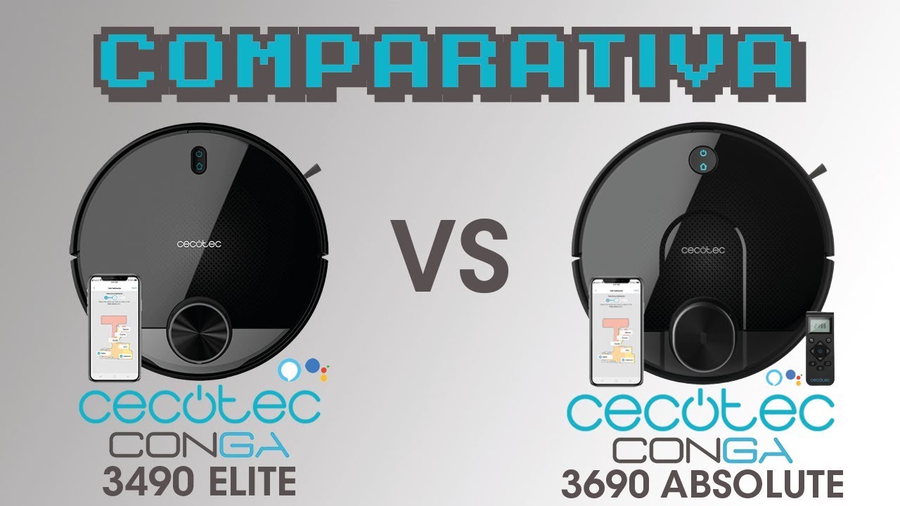 Diferencias entre Conga 3490 Élite y Conga 3690 Absolute | Comparativa -  YouTube