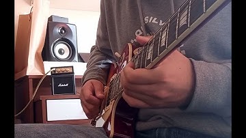 Mainly Led Zeppelin riffs/solos on a Marshall MS-2 mini amp demo