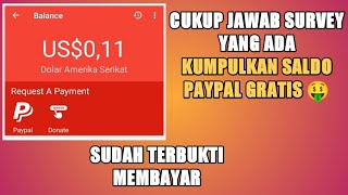 APLIKASI PENGHASIL UANG 2021 - Ikut Survey Dapat Saldo Paypal Sampai $100