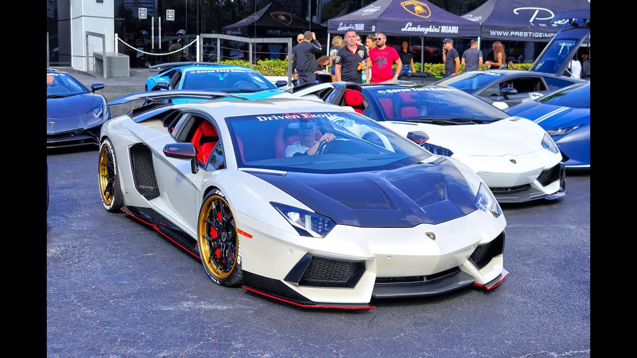 Lamborghini Aventador SVJ, STO, EVO - BLASTING From Lamborghini Miami - Corsa Toro Rally 2022