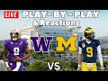 Washington Huskies vs Michigan Wolverines | Live Play-By-Play &amp; Reactions
