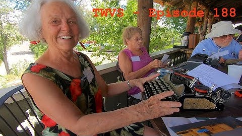 Typewriter Video Series - Episode 188: August 2019 ABQTWS Meeting