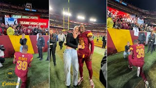 Jeremy Reaves Scores in Love: On-Field Proposal to Girlfriend Mikaela! 😍