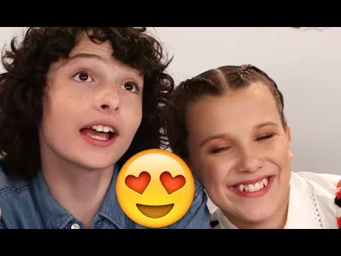 Millie Bobby Brown And Finn Wolfhard 😍😍😍- CUTE AND FUNNY MOMENTS (Stranger Things 2017)