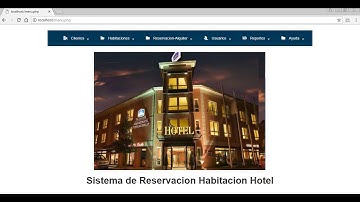 SISTEMA HOTEL EN PHP Y MYSQL