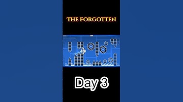 Day 3 of creating "The Forgotten" (Extreme Demon) #geometrydash #daychallenge #gd #level #creation