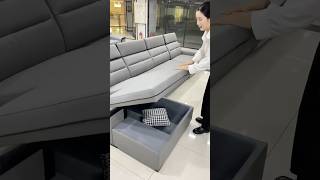 Storage Meets Comfort#sofa #sofabed #home #furniture #livingroom #foldablefurniture #multifunctional