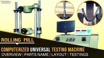 Computerized Universal Testing Machine (UTM) | Automatic Digital Universal Tester | Tensometer