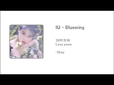 IU - Blueming(-5 key)(남자키)