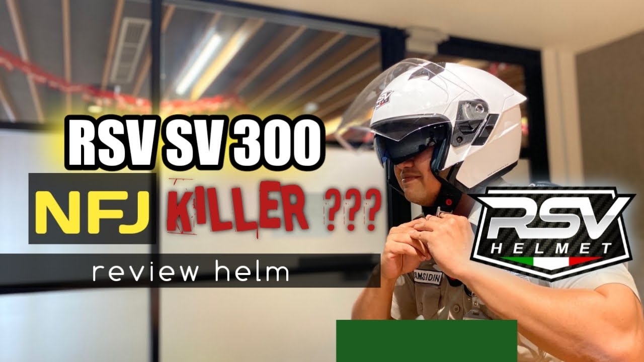 RSV SV300 HELMET 2021 pesaing KYT NFJ 