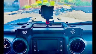 Best Jeep JL/JT Phone Mount - 67 Designs Rail Mount