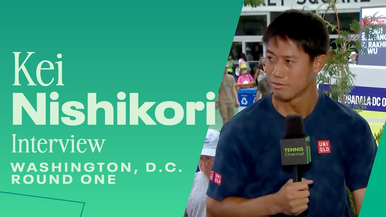Kei Nishikori talks US Open mixed doubles with Osaka, reflects on career | 2026 Washington DC