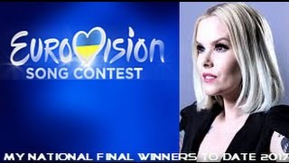 My National Final Winners To Date | (24/01/17)