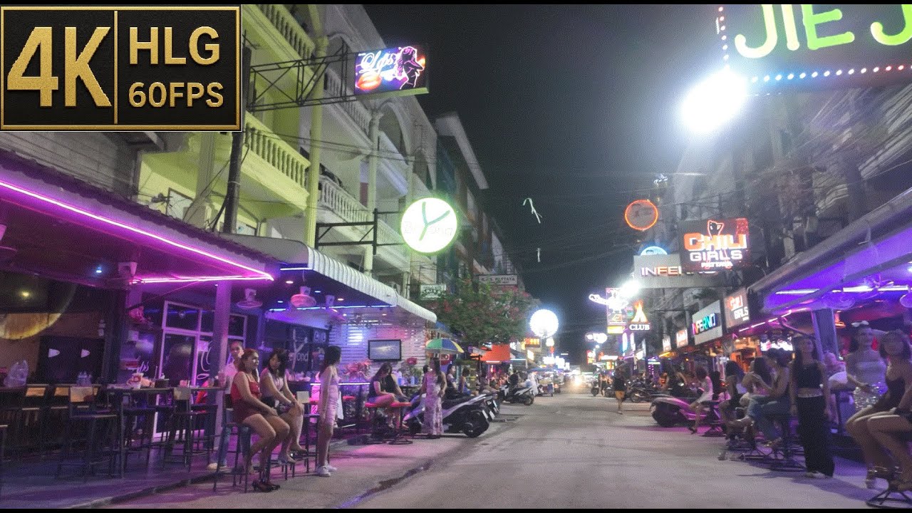 [4K HLG] Soi Chaiyapoon | Soi Lengkee | Soi Boomerang | Soi 15 | Pattaya Avenue | Buakhao | 20250515