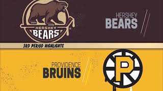 Hershey Bears 2 at Providence Bruins 3 (SO) March 8, 2019