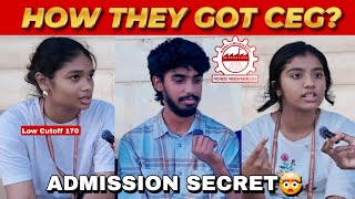 How Did They Get Into CEG with Low Cutoff 😳 | College of Engineering Guindy Student Interviews