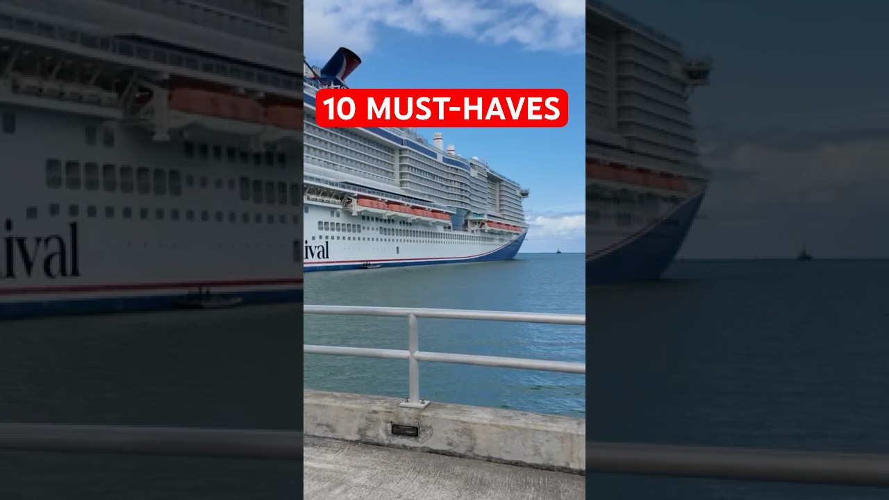 Cruise Essentials you need to pack for your next cruise! #cruiseessentials #carnivalcruise #cruise