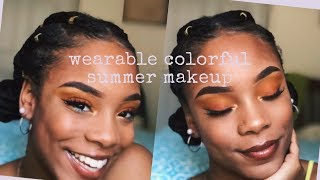 Wearable Colorful Summer Makeup Tutorial
