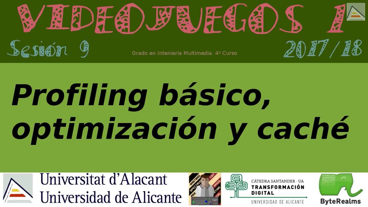 C++: Profiling basico, optimización y caché [V1_2017][Sesión 9] - YouTube