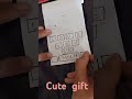 Cute Gift #ytshort #fun #viral #diy #shortvideo #youtubeshorts #youtube #shorts