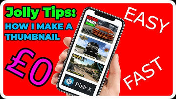 How to make a thumbnail for YouTube on Pixlr | Quick and Free!