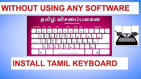 How to install tamil keyboard in windows 10|How to use the virtual keyboard in windows 10 explained