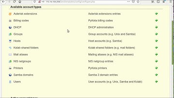 Configuració de ldap account manager