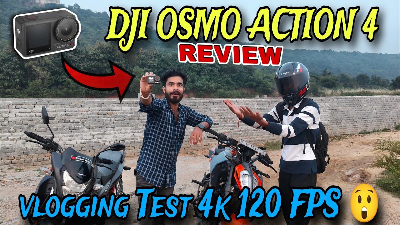 DJI Osmo Action 4 Review | Moto Vlogging Test 4K | Best Action Camera ...