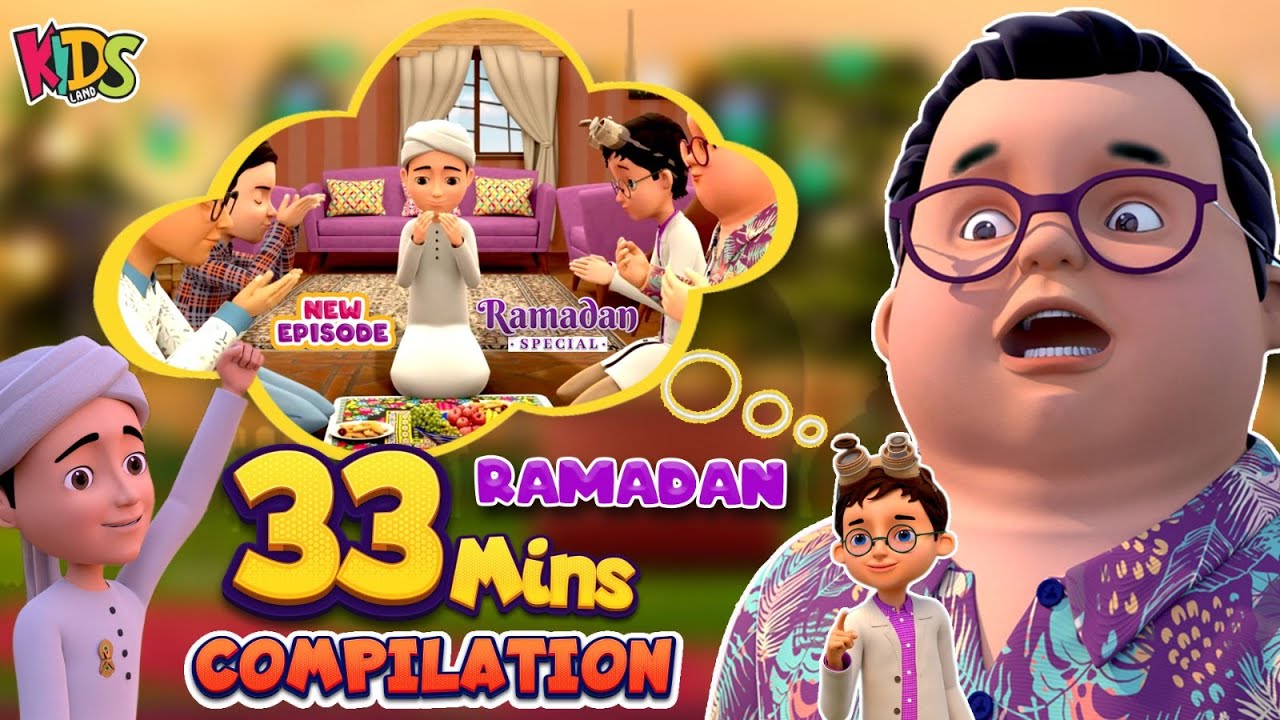 All Ramadan Episodes Compilation | Ghulam Rasool & Kaeez Fatima | Cartoon Series | Kidsland