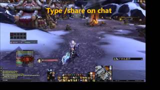 How to take a selfie on WoW, World of warcraft, and share on Twitter screenshot 2