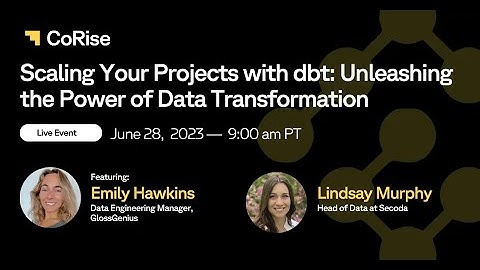 Scaling Your Projects with dbt  Unleashing the Power of Data Transformation