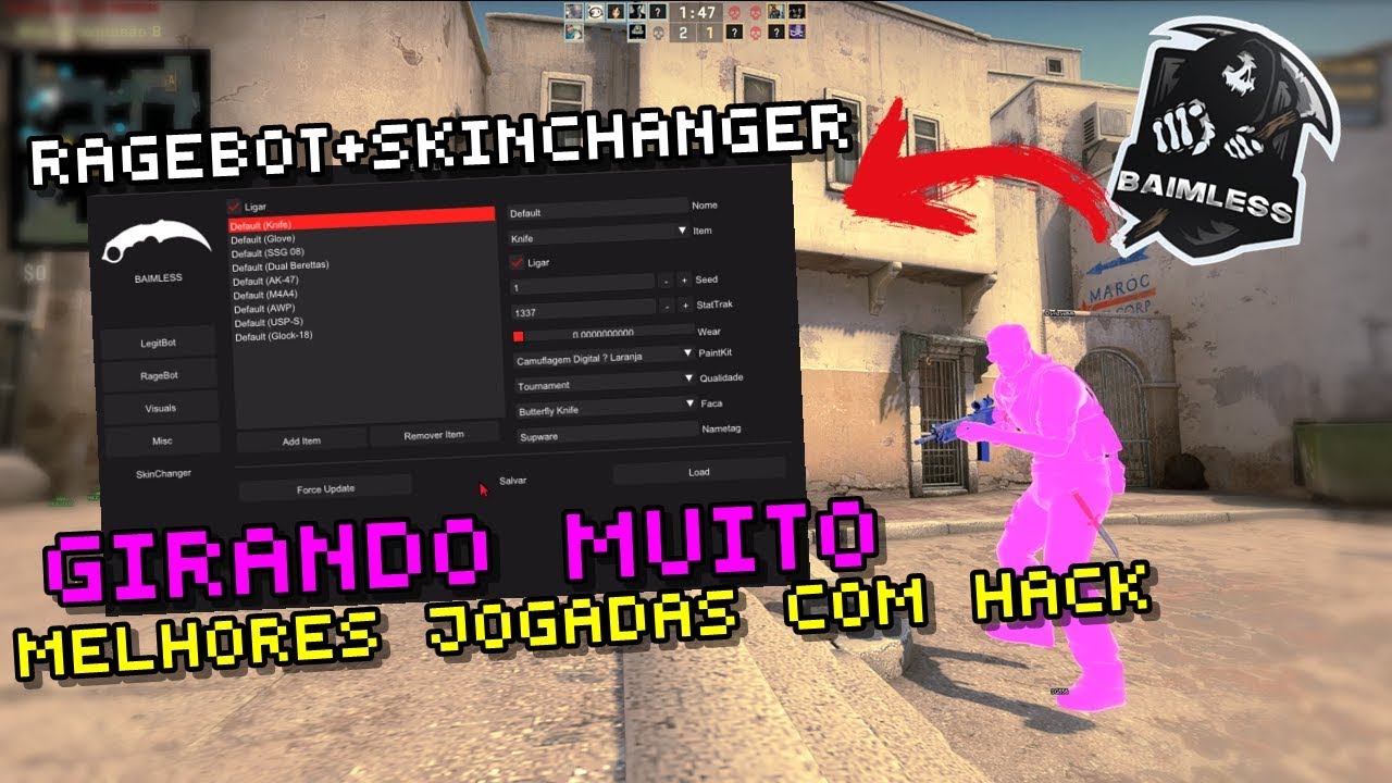 COMP COM RAGEBOT E SKIN CHANGER CS GO Free Lotado De Hack YouTube Comp com ragebot e skin changer cs go free lotado de hack youtube