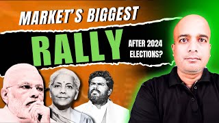 What happens to Indian Stock Market if BJP wins 300+ Seats? #indiaelection2024