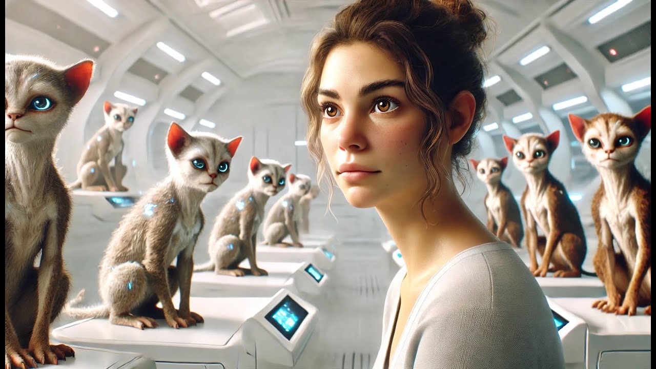 No One Moved When the Alien Cubs Jumped Onto the Human’s Table—As If She Was Theirs Alone.