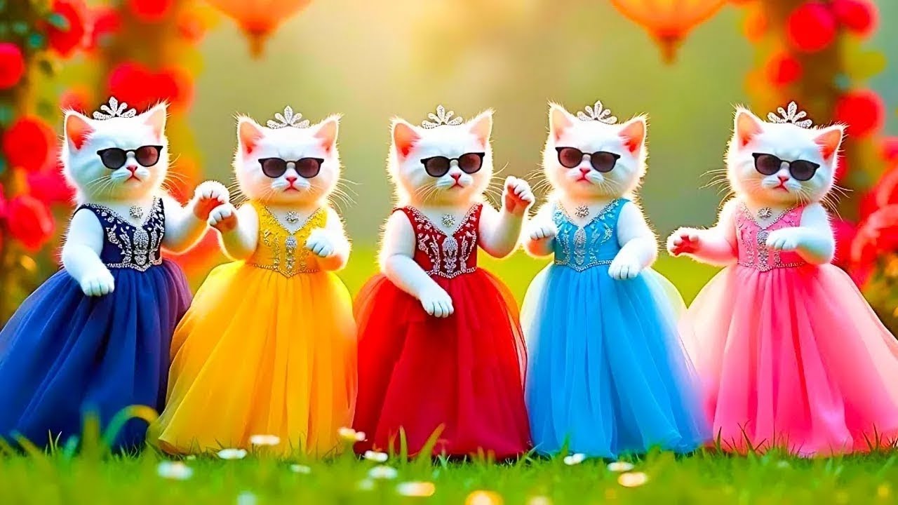 बिल्ली डांस | Cutest Cat videos funny dance🤣💃Dance Videos for cats 