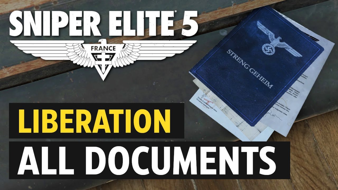 Sniper Elite 5 - Mission 6: All Classified Document Locations (Documents)