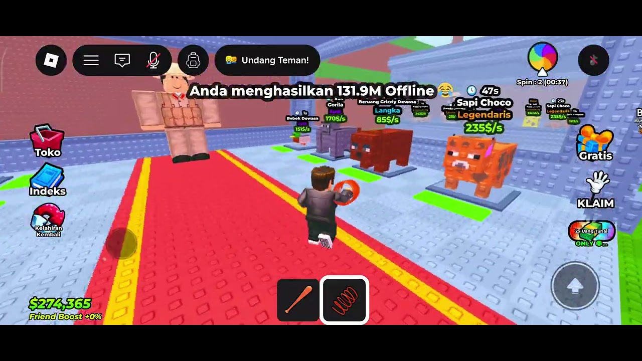 Curi Dari Kebun Binatang🦁 Roblox #201 