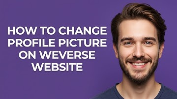 How to Change Profile Picture on Weverse Website - GUIDE!