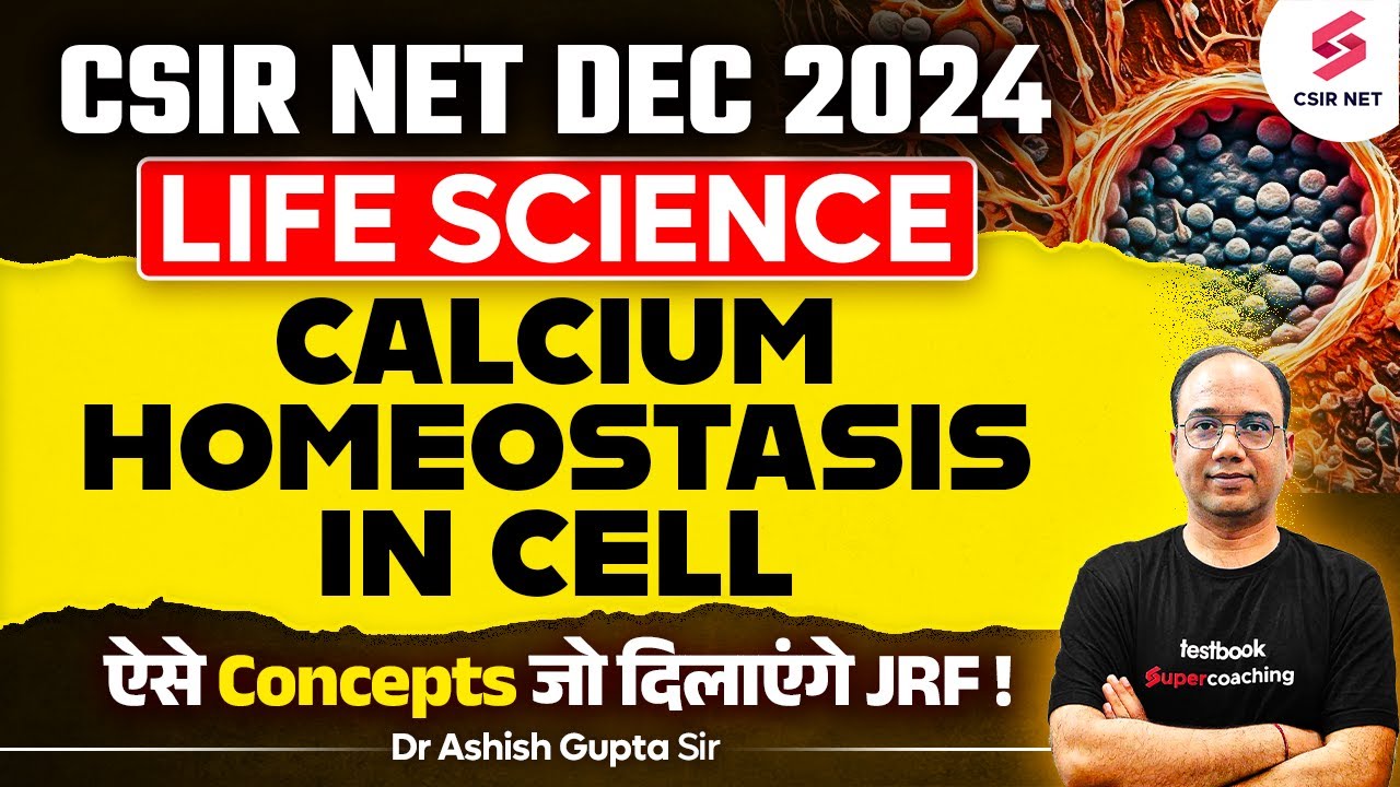 CSIR NET Dec 2024 | Calcium Homeostasis in Cell For CSIR NET Life ...