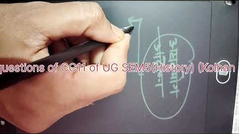 important questions of CC11 (UG SEM5) (History) (Kolhan University)#kolhan_university