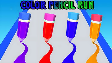 Color Pencils Run Gameplay Video || Android Gameplay Video || UK NOOB GAMING