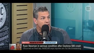 Golic and Wingo | Ryan Newman in serious condition after Daytona 500 crash