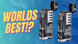 TOPKAY 2 Pack Torch Lighter Review and Unboxing!