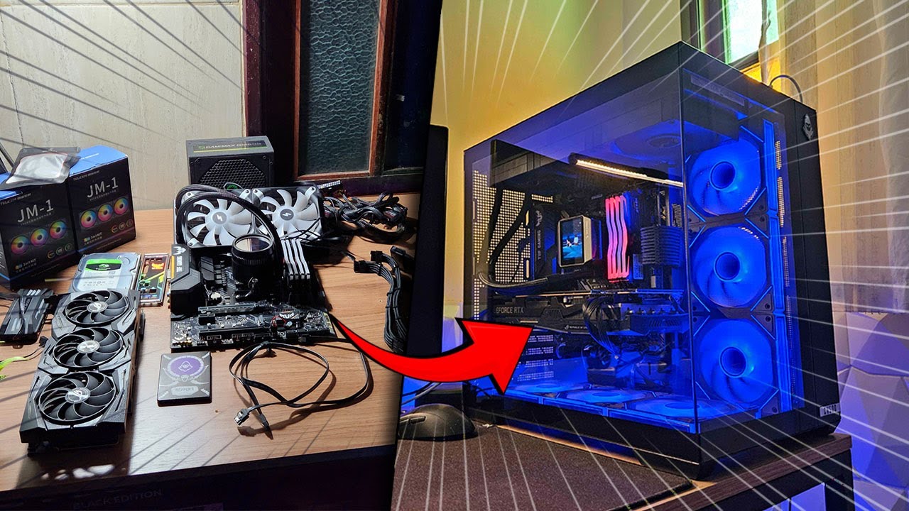 Montando Meu PC No Novo Gabinete Aquário | CV500 Mancer - YouTube