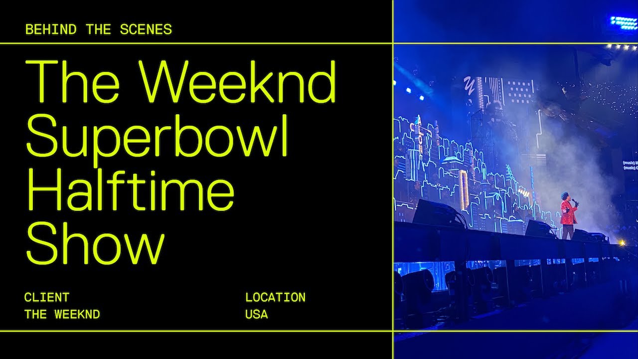 Weeknd Super Bowl show details