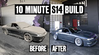 Building a 550hp 1JZ Nissan 240SX - in 10 Minutes!