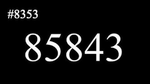 Count up 8301st to 8400th prime numbers! 1st channel.