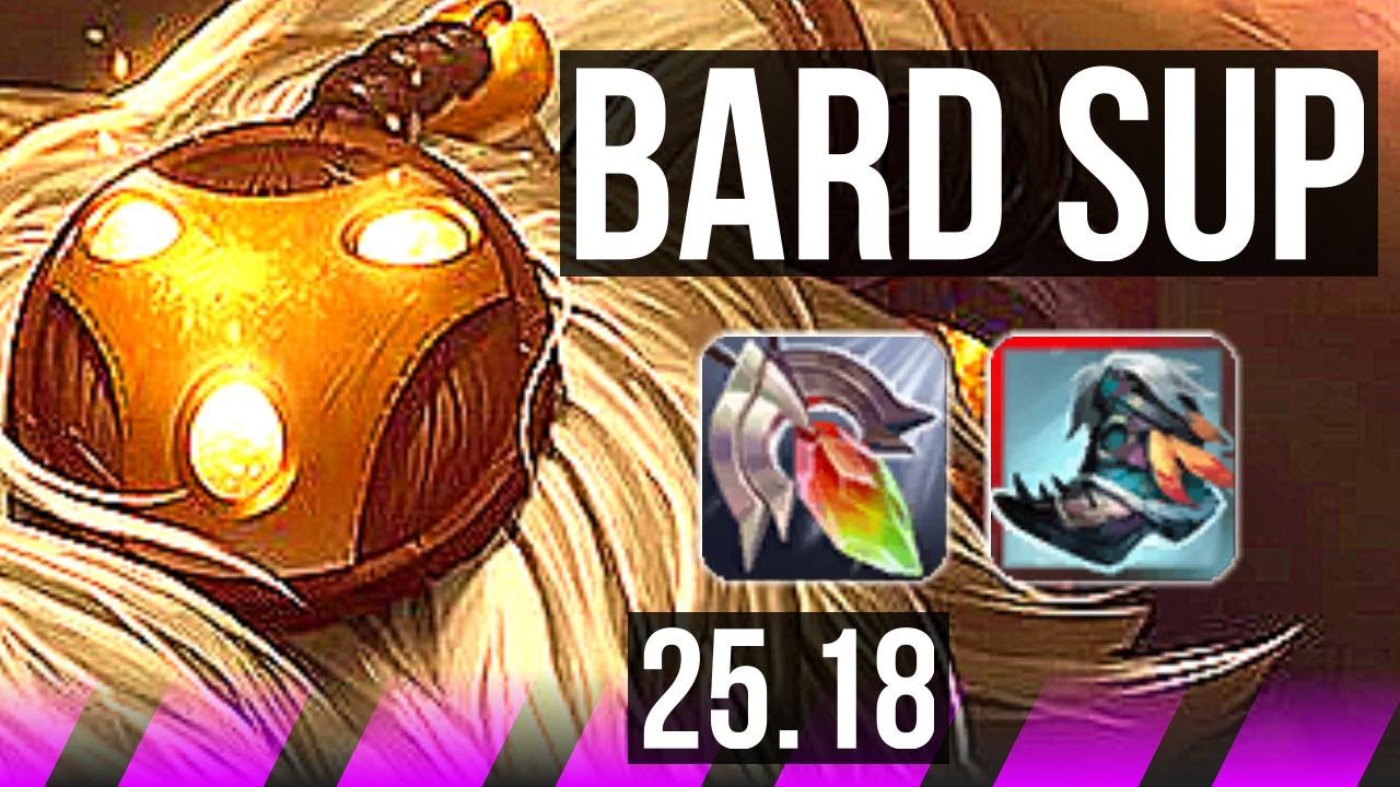BARD & Xayah vs TEEMO & Zeri (SUP) | 1/3/24 | KR Master | 25.18