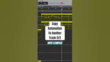 How to copy complex automation from one track to another in Logic Pro 2/2 #musicproducer  #logicprox
